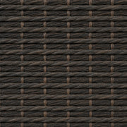 Custom Hazel Inkwell Oak Woven Bamboo Shades - Inkwell Oak woven bamboo material close-up