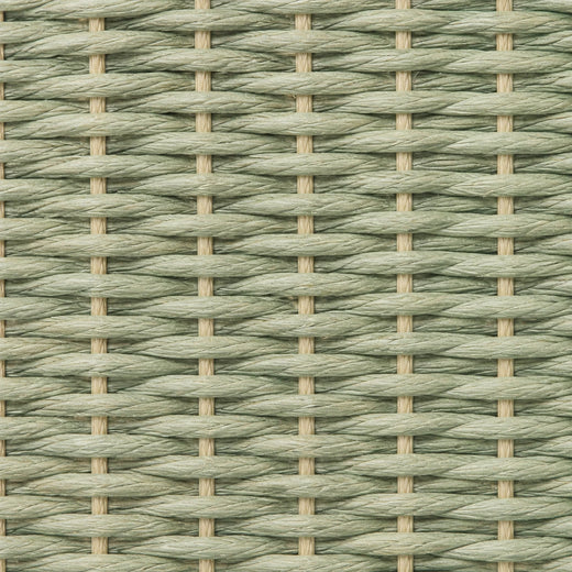 Custom Hazel Misty Sage Woven Bamboo Shades - Misty Sage woven bamboo material close-up