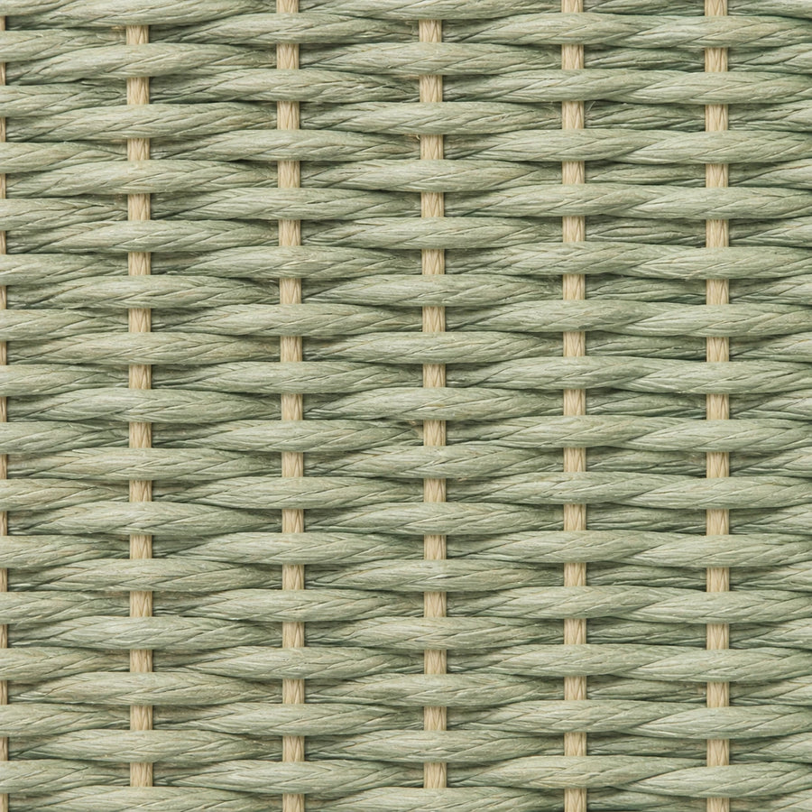 Custom Hazel Misty Sage Woven Bamboo Shades - Misty Sage woven bamboo material close-up