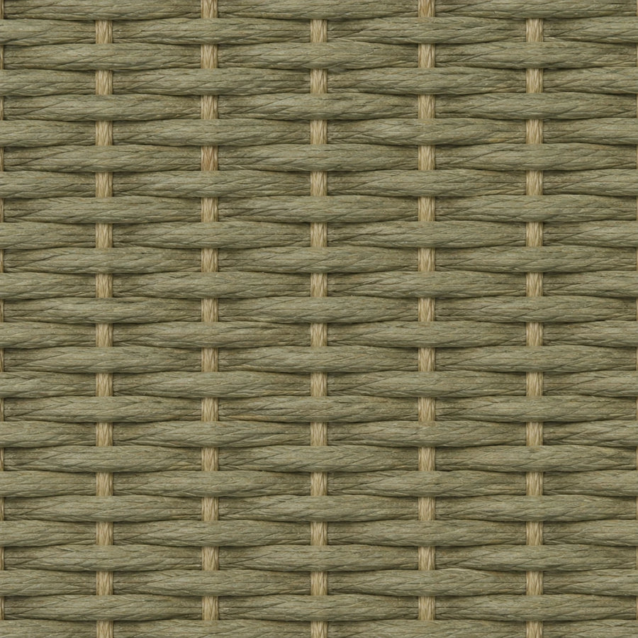 Custom Hazel Olive Ash Woven Bamboo Shades - Olive Ash woven bamboo material close-up