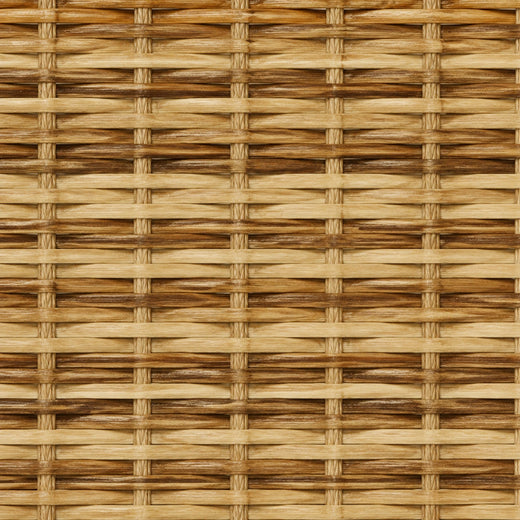 Custom Ivy Backgammon Top Down Bottom Up Bamboo Shades - Backgammon woven bamboo material close-up