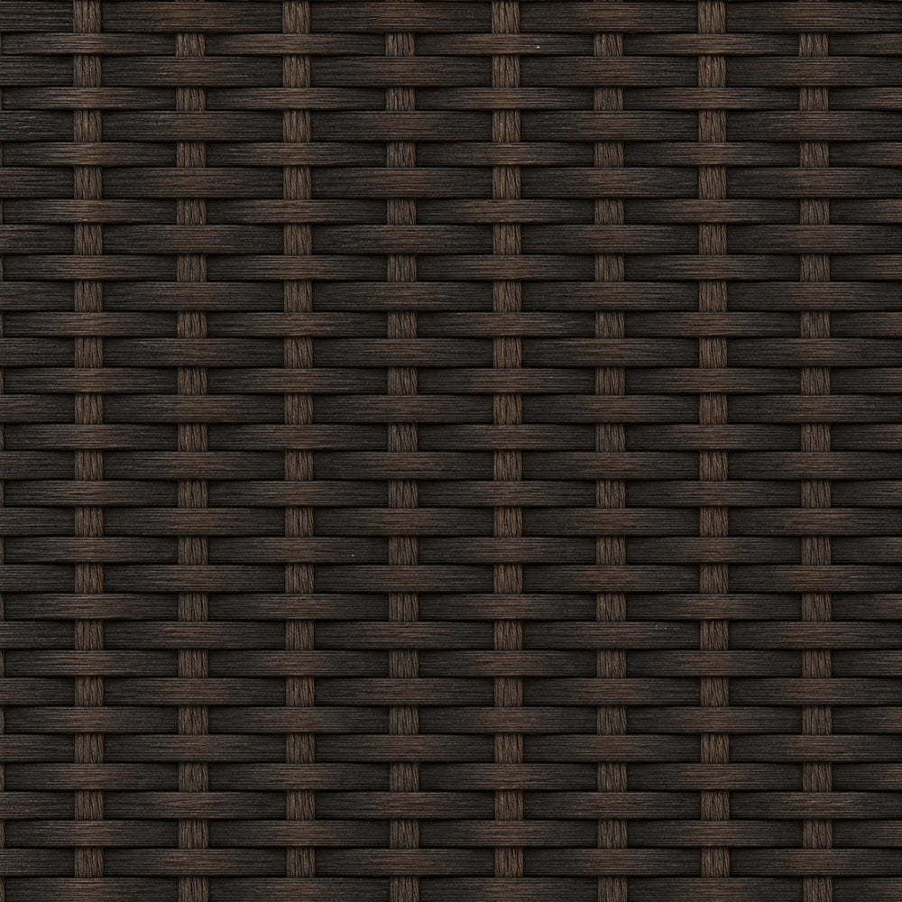 Custom Ivy Black Brown Woven Bamboo Shades - Standard - Black Brown DZH-88