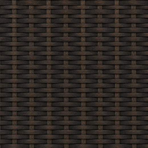 Custom Ivy Black Brown Top Down Bottom Up Bamboo Shades - Black Brown woven bamboo material close-up