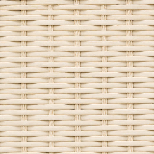 Custom Ivy Bone White Woven Bamboo Shades - Bone White woven bamboo material close-up