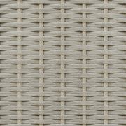 Custom Ivy Mist Gray Top Down Bottom Up Bamboo Shades - Mist Gray woven bamboo material close-up
