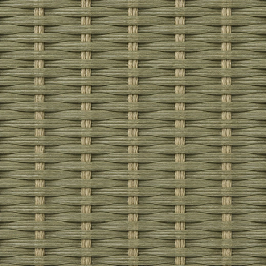 Custom Ivy Moss Top Down Bottom Up Bamboo Shades - Moss woven bamboo material close-up