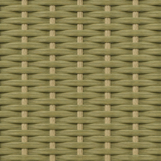 Custom Ivy Olive Green Top Down Bottom Up Bamboo Shades - Olive Green woven bamboo material close-up