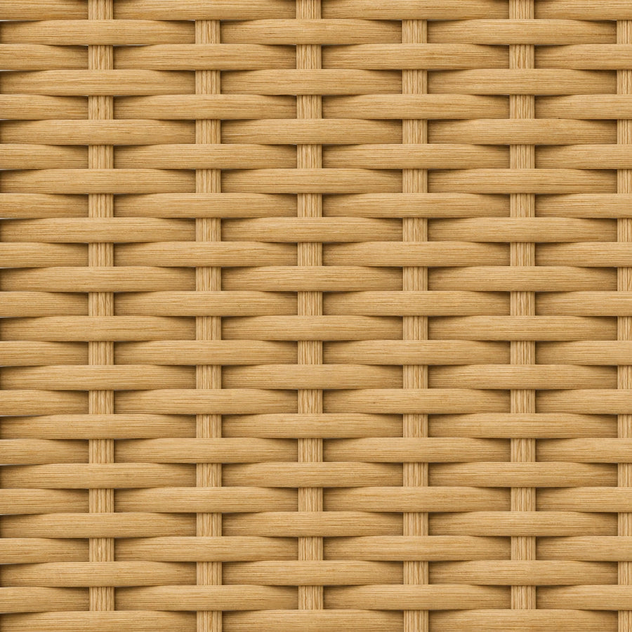 Custom Ivy Tawny Woven Bamboo Shades - Tawny woven bamboo material close-up