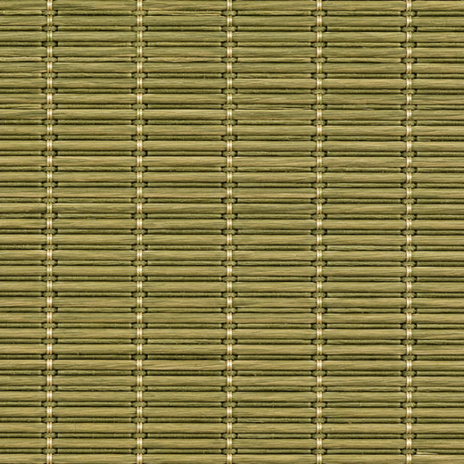 Custom Nomi Avocado Woven Bamboo Shades - Avocado woven bamboo material close-up