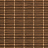 Custom Nomi Brown Top Down Bottom Up Bamboo Shades - Brown woven bamboo material close-up