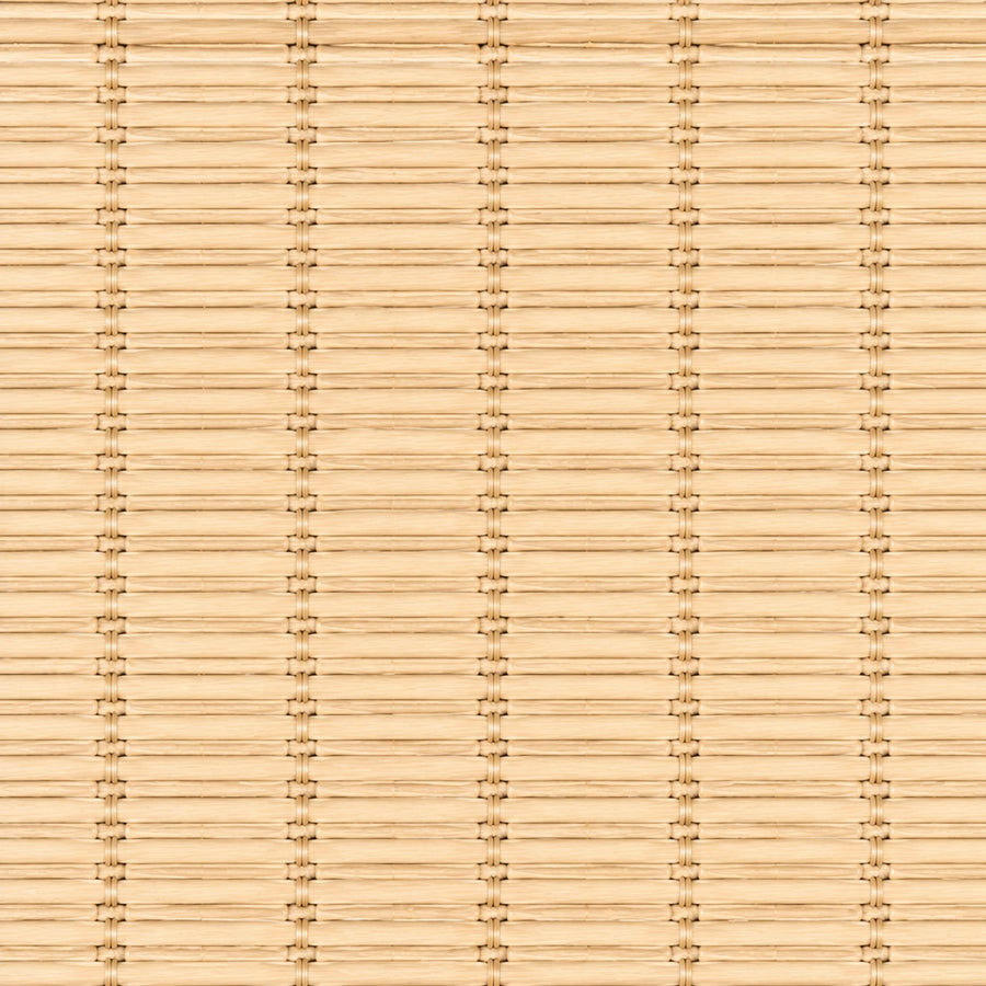 Custom Nomi Cheese Top Down Bottom Up Bamboo Shades - Cheese woven bamboo material close-up