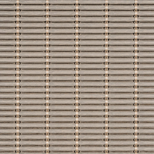 Custom Nomi Cobblestone Top Down Bottom Up Bamboo Shades - Cobblestone woven bamboo material close-up
