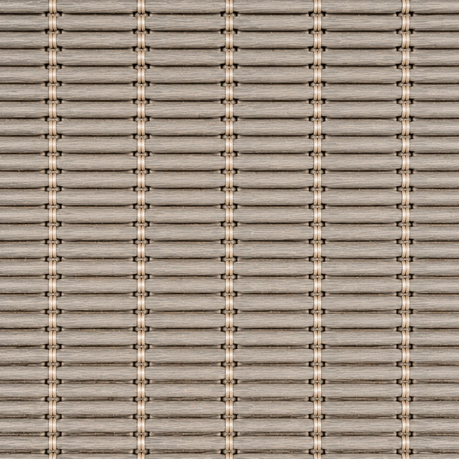 Custom Nomi Cobblestone Top Down Bottom Up Bamboo Shades - Cobblestone woven bamboo material close-up