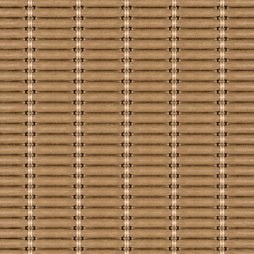 Custom Nomi Sandstone Top Down Bottom Up Bamboo Shades - Sandstone woven bamboo material close-up