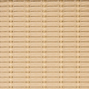 Custom Ramie Beige Top Down Bottom Up Bamboo Shades - Beige woven bamboo material close-up