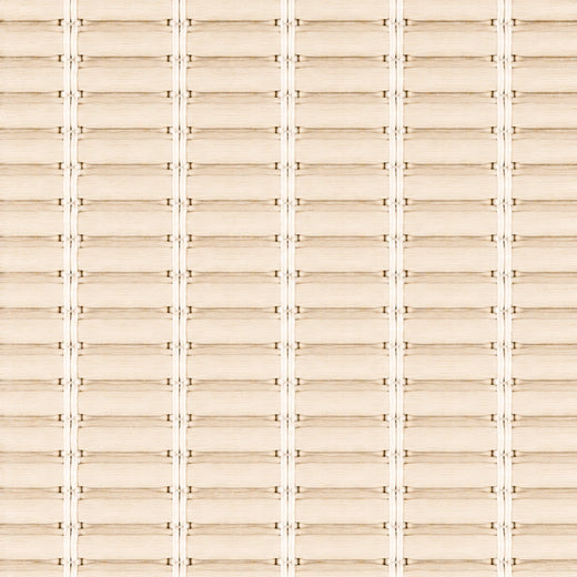 Custom Ramie Beige White Woven Bamboo Shades - Beige White woven bamboo material close-up