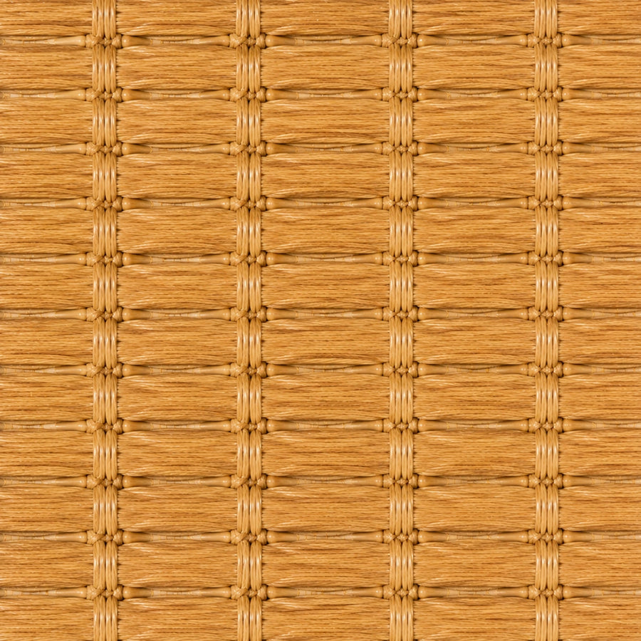 Custom Ramie Honeynut Woven Bamboo Shades - Honeynut woven bamboo material close-up
