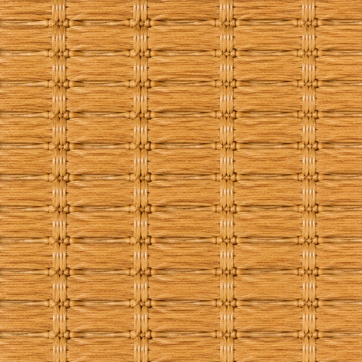 Custom Ramie Honeynut Top Down Bottom Up Bamboo Shades - Honeynut woven bamboo material close-up