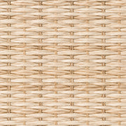 Custom Willow Buff Woven Bamboo Shades - Buff woven bamboo material close-up