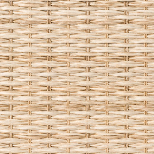Custom Willow Buff Woven Bamboo Shades - Buff woven bamboo material close-up