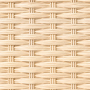 Custom Willow Cream Top Down Bottom Up Bamboo Shades - Cream woven bamboo material close-up