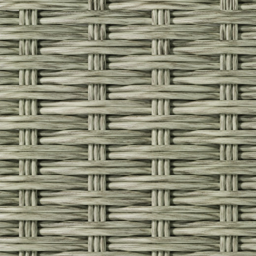 Custom Willow Gray Green Woven Bamboo Shades - Gray Green woven bamboo material close-up