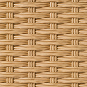 Custom Willow Light Brown Top Down Bottom Up Bamboo Shades - Light Brown woven bamboo material close-up