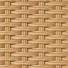 Custom Willow Light Brown Top Down Bottom Up Bamboo Shades - Light Brown woven bamboo material close-up