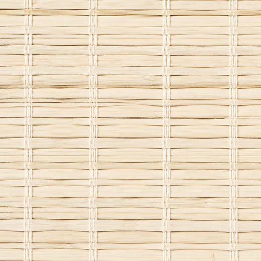 Ramie Reed Bamboo Shades - Creamy White RS408-1 material swatch