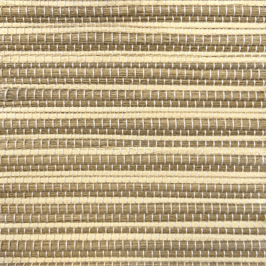 Custom Ramie Beige Brown Woven Bamboo Shades - DHZ-01 material close-up repair