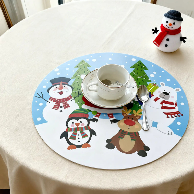 Christmas Cup Coasters for Drink Set of 2 - Fredesigner