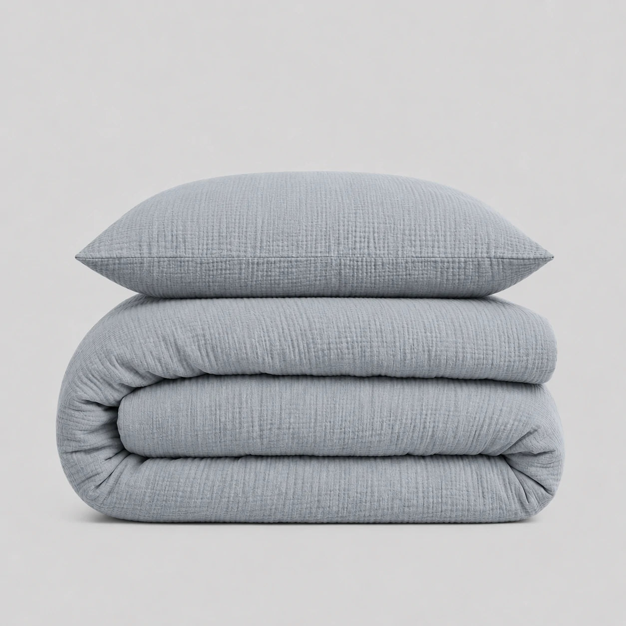 Double-Layer Gauze Muslin Cotton Duvet Cover - Fredesigner