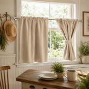 Velvet Kitchen Window Cafe Curtains  Bolonia - Fredesigner