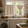 Velvet Kitchen Window Cafe Curtains  Bolonia - Fredesigner