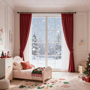 Christmas childrens room curtains