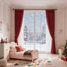 Christmas childrens room curtains