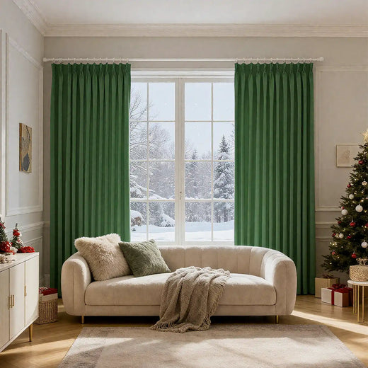 Christmas curtain designs for living room