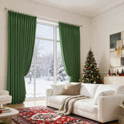 Christmas curtains and drapes living room