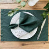 Cloth Napkins Green Fall Thanksgiving Washable - Fredesigner