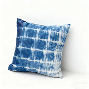 Cotton Blue-White Color Block Cushion Cover - Fredesigner