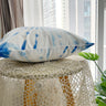 Cotton Blue-White Color Block Cushion Cover - Fredesigner