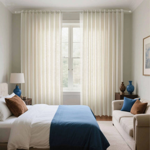 Custom bedroom curtains
