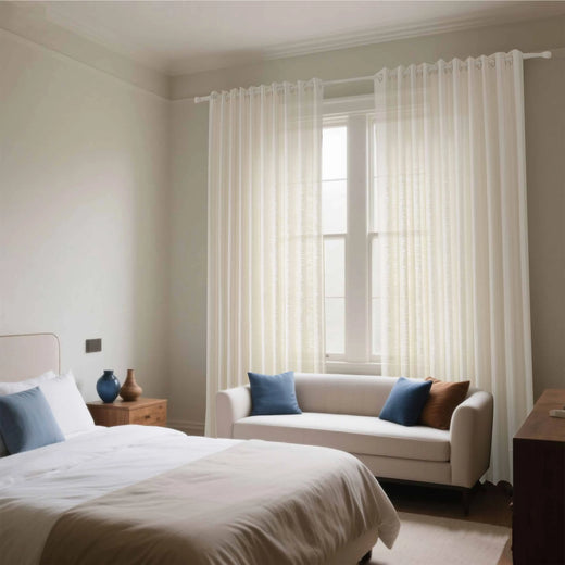 Custom bedroom curtains