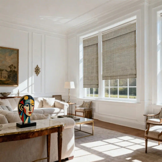 Living Room Motorized Adjustable Blinds