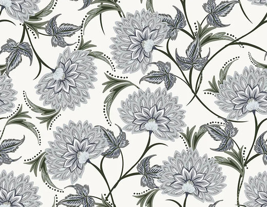 Flower Curtains for Bedroom Flower Pattern Curtains Dahlia - Fredesigner