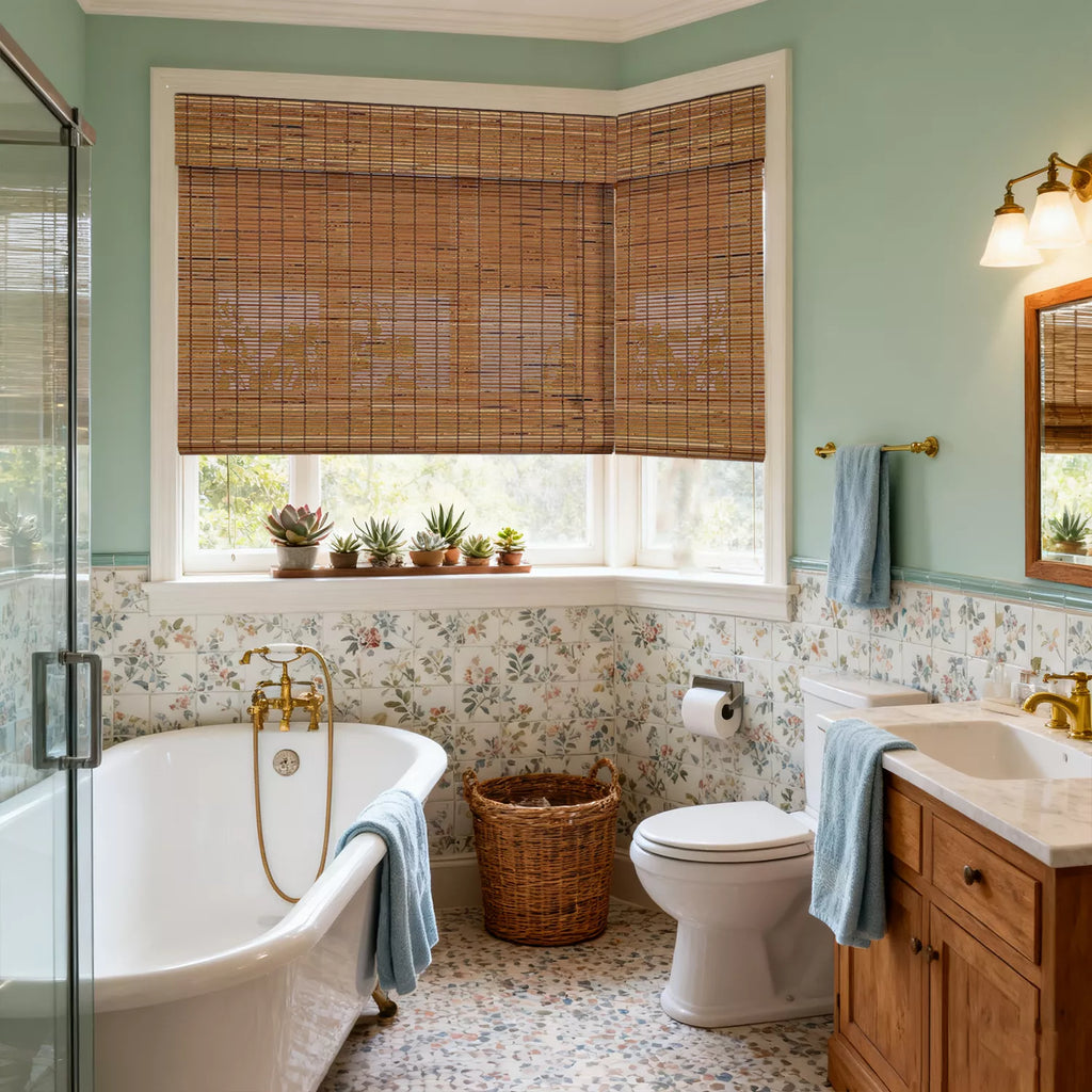 Light-Filtering Blinds For Bathroom
