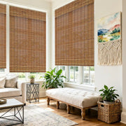 Decorative Valance-Matched Blinds 