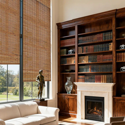 Decorative Valance-Matched Blinds 