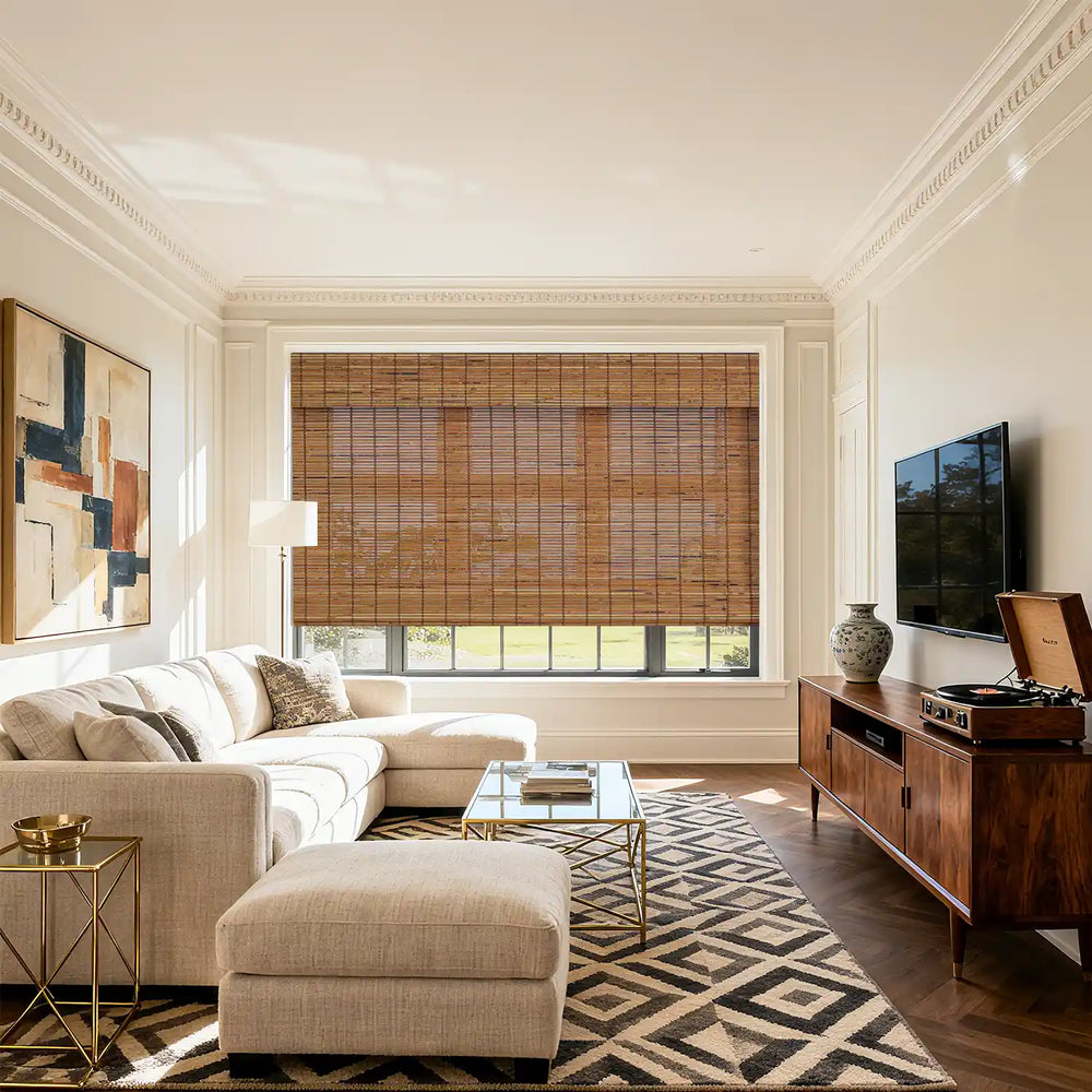 Child-Safe Cordless Blinds for Living Room