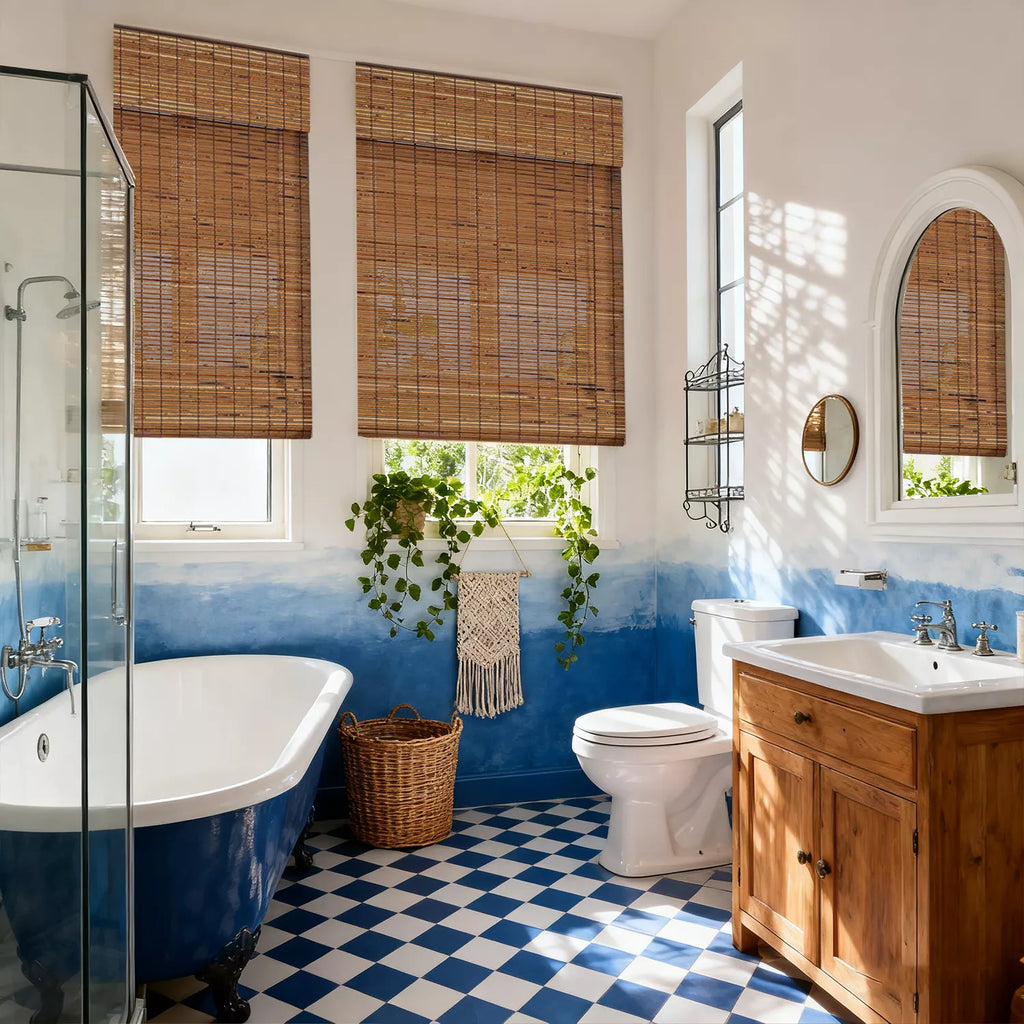 Light-Filtering Blinds For Bathroom